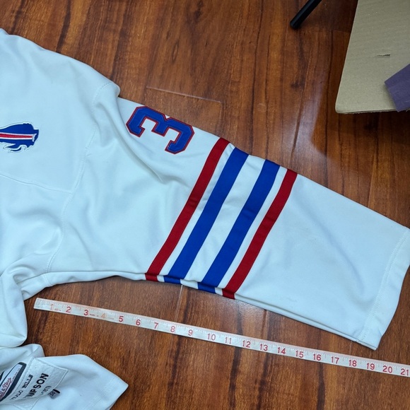 Vintage Mitchell Ness O.J. Simpson 32 Buffalo Bills Long Sleeve Jersey Size 54 - Picture 11 of 11